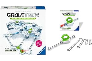 Ravensburger - Gravitrax - Starter Set & Gravitrax - Bloc Action Looping - Jeu de Construction - Circuit de Billes créatif - Enfants - Dès 8 Ans - 27599 - Version française