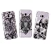 Produktbild Galaxy S8 Hülle Durchsichtig, GoldCome 3 Pack Ultradünne TPU Silikon Handyülle Crystal Clear Case Schutzhülle für Samsung Galaxy S8 Schutz Tasche Etui Transparent mit Muster-Eule+Lotus+Rose Schädel