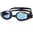AEC JieJia Unisex Rx Powered Swimming Goggles -7.50 Power with UV Protection, Anti-Fog, Slip-Resistant Design, and Earplugs for Men and Women (Black)