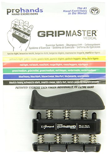 Gripmaster Handtrainer / Fingertrainer Medical X-Heavy, Schwarz, 4,1 kg - 2