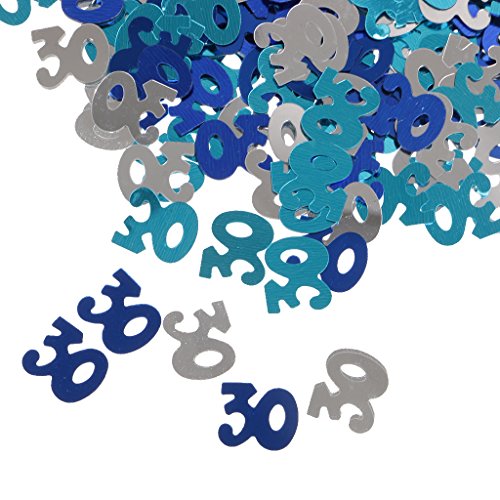 MagiDeal Jahrestag Geburtstag Weihnachten Hochzeit Party Mettalic Confetti Tischdeko Konfetti - 4
