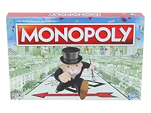 MONOPOLY Board Game (Multicolor) for Families and Kids Ages 8 and Up, Classic fantasy Gameplay