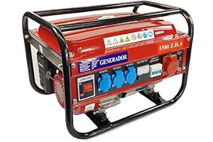 EK Generator, 5 500 W, enfas, trefas, 4-takt, bensin, 15 L