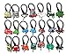 21 pcs Cars Soft Zipper Pull Charms for Backpack Bag Pendant Jacket