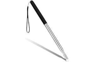 ‎VICLOON Vicloon Zeigestab Ausziehbar, 120cm Ausziehbar Teleskopstab, Rostfreier Stahl, Rutschfester Griff für Lehrer Whiteboard Tafel Zeiger für Präsentationen, Formate, Seminare