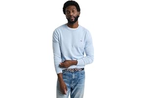 GANT herr Classic Cotton C-neck Pullover-tröja