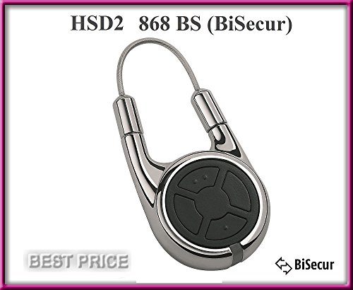 Preisvergleich Produktbild HÖRMANN Handsender HSD2 Fernbedienung 868-BS chrom, 868,35 Mhz