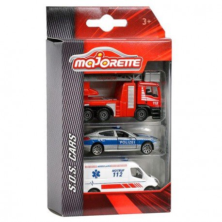 Preisvergleich Produktbild MAJORETTE Premium Sos Set 3 Pcs