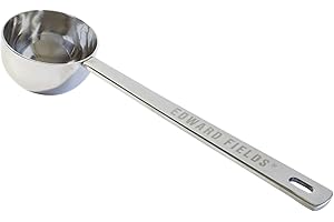 EDWARD FIELDS HIGH QUALITY TEA Edward Fields Tea ® - Cucchiaio da tè grande da servire perfetto. Cucchiaini da tè in acciaio inossidabile. Misurino da tè. Perfetto per infusi sfusi.