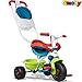 Produktbild 2-in-1 Dreirad Be Move Komfort Pop mit Fußstützen, Pedal-Freilauf, Tasche: Kinder Baby 2in1 Metall Trike Kinderdreirad Schubstange, ab 10 Monaten