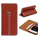 Produktbild iPhone 7 / 8 Hülle, Urcover® robustes Schutz Cover mit [ KARTENFACH & STAND-FUNKTION ] Noble Series Wallet Handyhülle Etui Schutzhülle Flip Case für Apple iPhone 7 / 8 Farbe: Braun