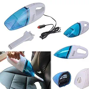 Sukhnidhi Powerful Portable and High Power Plastic 12 V Vacuum Cleaner for Car and Home, Multipurpose Vacuum Cleaner, Standard (Multicolour)