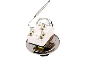 SEIWEI Thermostat 50-300°C, AC 250V 16A Temperaturregler Backofenthermostat Ersatz für Backofen DREI Füße mit Temperaturregelung