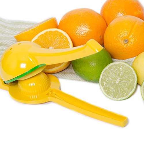 Zitruspresse Die beste Zitronenpresse – Zitronenpresse Limettenpresse Zitruspresse Premium Qualität in Edelstahl – Hand-Zitruspresse handelsüblicher Qualität – 100% Zufriedenheitsgarantie - 2