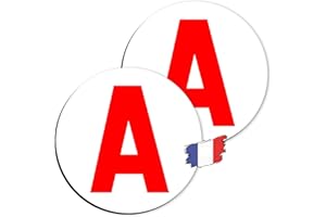 AVIDA ZEN A Magnetic Young Driver 2X - Edizione 2024 - Marca francese - A Young Driver - Disco A Auto Giovane Driver - Disco Magnetico 15 cm