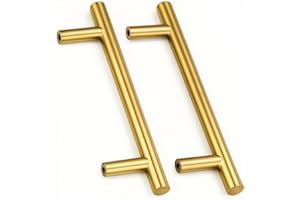 Drenky 2 poignée de porte en acier inoxydable doré 160 mm centre de trou tiroir placard