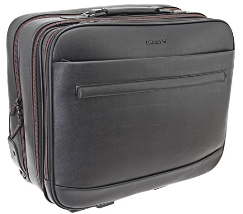 Preisvergleich Produktbild Business Trolley Laptop Tasche Pilotenkoffer Boardcase RAUMWUNDER Notebook Trolleytasche Bürotasche mit Laptopfach 17 Zoll Koffer Rollen Bord Gepäck