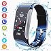 Produktbild Smart Armband, Fitness Tracker Aktivitätstracker mit Pulsmesser Schrittzähler Uhr Farbbildschirm Wasserdicht IP67 Anruf SMS SNS Erinnern Kompatibel mit Android IOS für Männer Frauen Kinder