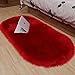 Produktbild CarPET Plüsch Schlafzimmer Teppich Oval Bettdecke einfache Kopfteil Verdickung volles Bett Decke Fenster Fenster Pad Nordic Teppich