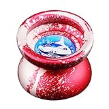 Serie: T9 Blesiya T9 Yoyo Bola de Aleación Cóncava y Cojinete Plano Juguete Clásico para Niños - Rojo
