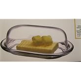 Pasabahce Europe Ware 98402 tereyağı kutusu, şeffaf
