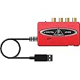 Behringer U-CONTROL UCA222 Ultra-Low Latency 2 In/2 Out USB Audio Interface with Digital Output, Compatible with PC and Mac, Red