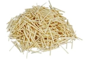 MAJOR BRUSHES 1000 Allumettes lisses en bois naturel pour la fabrication de modèles