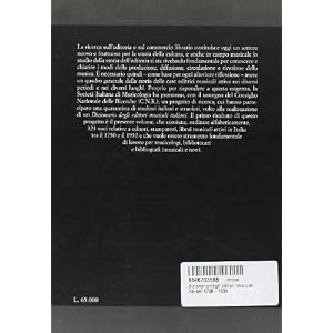 Dizionario degli editori musicali italiani 1750-1930