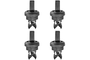 JchEnye 4 Clips de Fijación para Estantes Maletero Coche 79916JD00A, 7705099001, 8200675047. Compatibles con Renault Clio, Megane. Material Resistente, reemplazo Clips dañados.