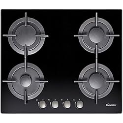 Candy CVG 64 SGNX plaque - plaques (Intégré, Gaz, Noir, Fonte, Rotatif, En haut devant)