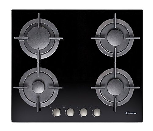 Candy CVG 64 SGNX plaque - plaques (Intégré, Gaz, Noir, Fonte, Rotatif, En haut devant)