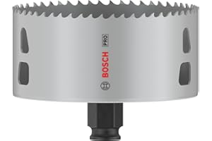 Bosch 1x PRO Multi Material Power Change Plus Hole Saw (for Softwood, Drywall, Ø 102 mm, Professional Accessory Rotary Drill/Drivers)