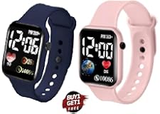 IZU/ Digital Dial Waterproof Smart Design LED Display Kids Watch for Boys & Girls, Stylish and Fashionable Sports Wearable Wa