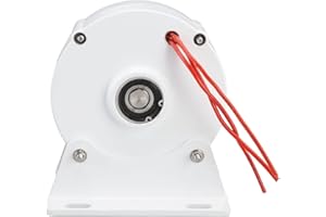 Fewb 6000W Three Phase Alternator Permanent Magnet Generator, Rare earth NdFeB Gearless Permanent Magnet Electric Motor Generator for Vertical Horizontal Wind Turbine(12V)