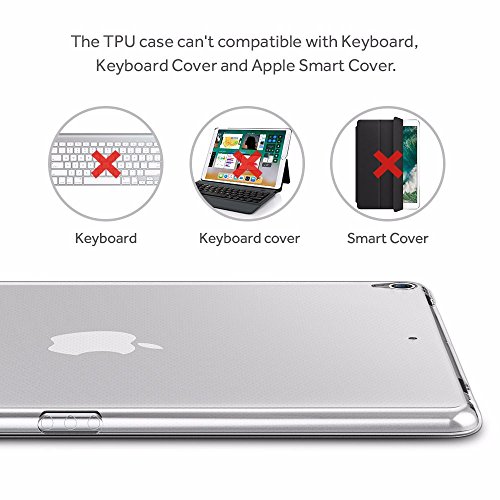 iPad Pro 10.5 2017 Hülle Case, EasyAcc Liquid Crystal Ultra Dünn Crystal Clear Transparent Tablet Cover Soft Premium-TPU Durchsichtige Schutzhülle Backcover Slimcase für iPad Pro 10.5 2017 - 3