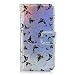 Produktbild Gelusuk iPhone 7 Plus 5.5" Hülle,Glänzend Laser PU Leder Bookstyle Flip Case Wallet Cover Tasche mit Kartenfach Standfunktion TPU Silikon Bumper Schutz Schale für iPhone 8 Plus-Muster#6