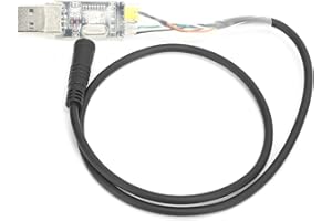 ZERONE Kabel do Programowania USB do BAFANG, Elektryczny Silnik Rowerowy Kabel do Programowania USB o Wysokiej Wytrzymałości do Zestawu BAFANG BBS01 BBS02 BBS03 BBSHD Silnik Typu Middrive