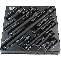 US PRO Tools 10 Piece Double Offset Ring Spanner Set 6 - 27mm 75DEG Non-slip - Foto 9