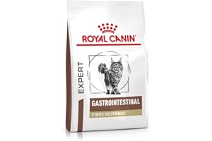 Royal Canin Veterinary Gastrointestinal Fibre Response | Pack de 4 | 4 x 400 g | Nourriture sèche pour Chats Adultes | pour Le Soutien digestif | Teneur énergétique adaptée