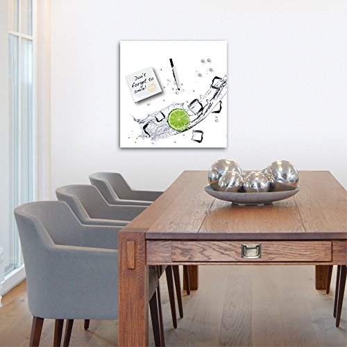 Eurographics MB-DT9050 Ice Cube Slide 50×50 Magnettafel, Glas, Bunt, 50 x 50 x 2 cm - 2
