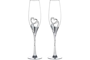 Sziqiqi 1 Groupe (2) Champagne Coupe, Verre À Vin Rouge, Cadeau De Mariage, Flûtes à Champagne 1#