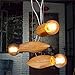 Produktbild Nordic American Country Restaurant Bar Cafe Firefly Creative Arts Drei Holz Kronleuchter - Beleuchtung Dekorative Leuchten (Style: 3 Kopf)