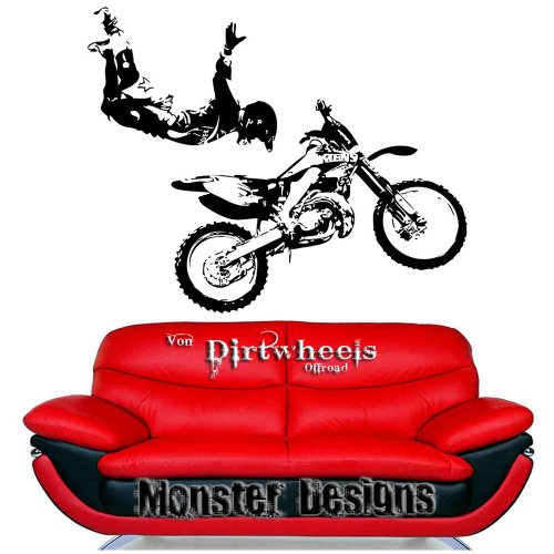 Motocross Wandtattoo Rider 72cm Wandaufkleber #15 - 2