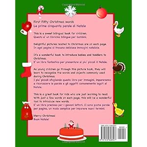 Bilingual Italian: 50 Christmas Words. Libro Natal