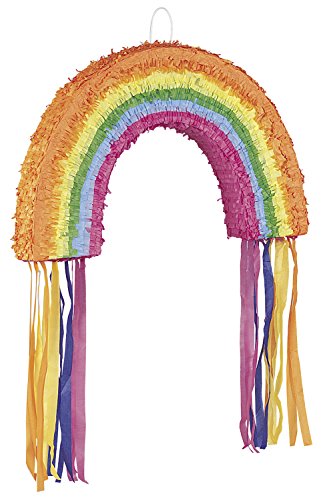 Pinata Regenbogen bunt RAINBOW für Kindergeburtstage wunderschön NEU