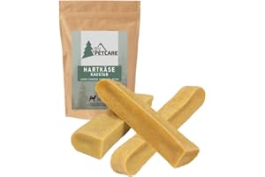 BV Petcare Palitos masticables de Queso Duro para Perros I Masticar Entrenamiento Muscular y Cuidado Dental I Queso Natural (Paquete de 3 - S)