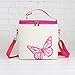 Produktbild Mini Kühltasche „Pink-Butterfly“ Kühlbox Lunch Tasche Picknick-Tasche Beach Bag Lunch Box Isoliertasche von der Marke PRECORN