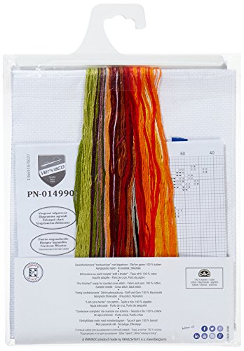 Vervaco PN-0149901 Kreuzstichpackung Tischläufer Kreuzstich zum Auszählen, Baumwolle, weiß, 32 x 84 x 0,3 cm - 2
