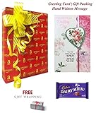 Almoda Creations Greeting Card with Hand Written Message for Marriage Day