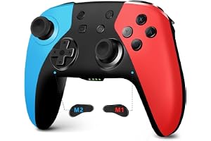 AceGamer Wireless Pro Controller for Nintendo Switch 2/Switch/Lite/OLED/Windows PC, Bluetooth Controller with Hall Effect Joysticks, Wake-up/Turbo/Dual Vibration/Macros/6-Axis Gyro/Screenshot